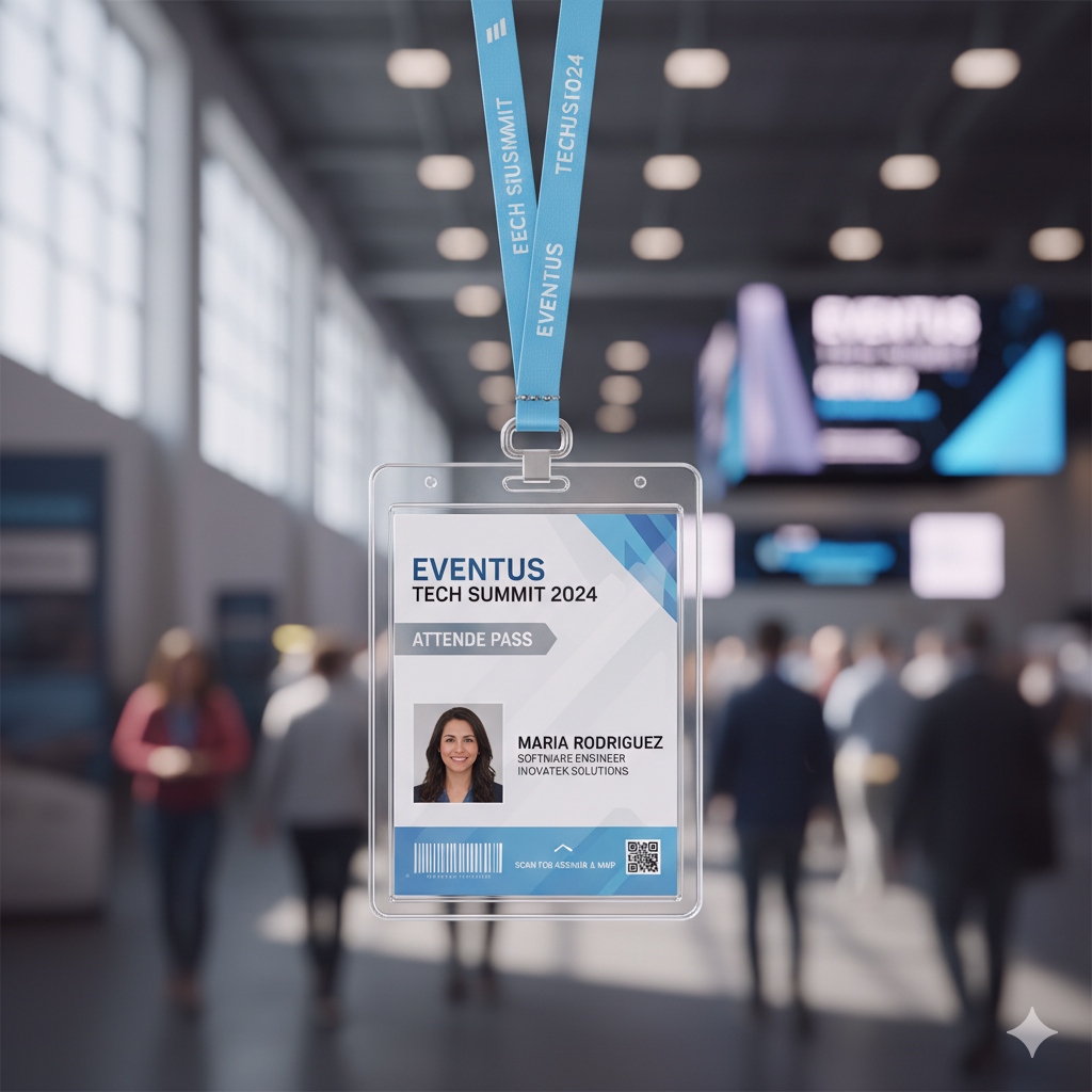 Crachá Código de Barras